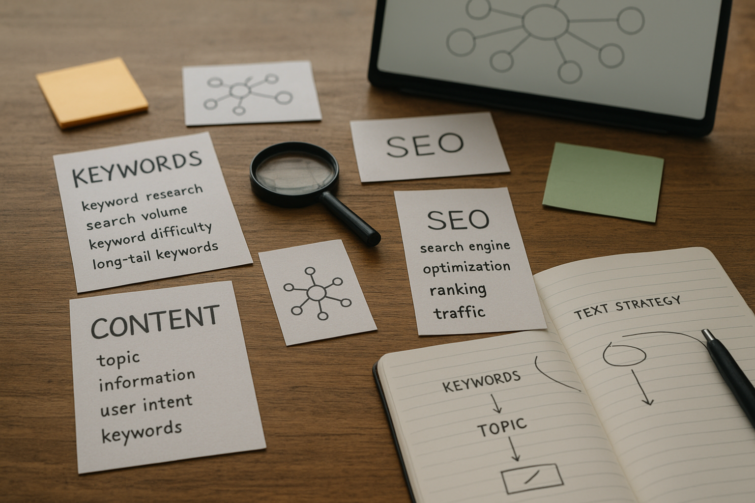 Keywords semânticas: como pesquisar e aplicar em SEO e IA